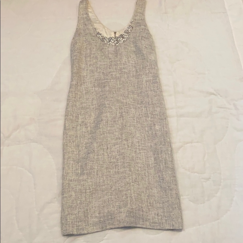 Tan shimmery dress
